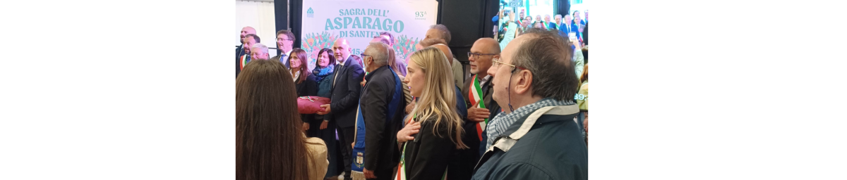 Santena (To) inaugura la 93ª Sagra dell’Asparago: presente il Presidente nazionale UNPLI Nino La Spina